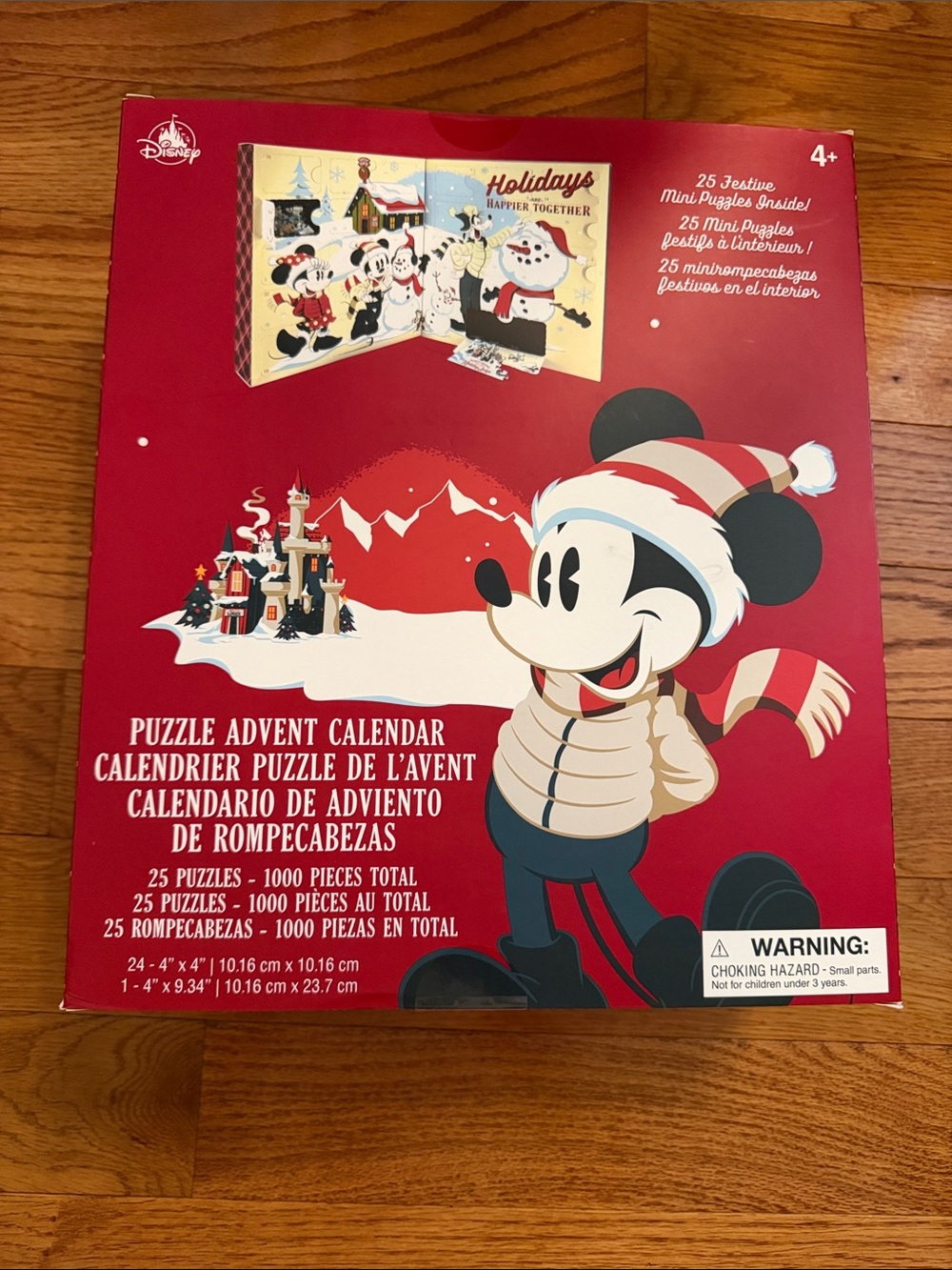 Disney Puzzle Advent Calendar
25 Festive Mini Puzzles - 1000 pieces total
